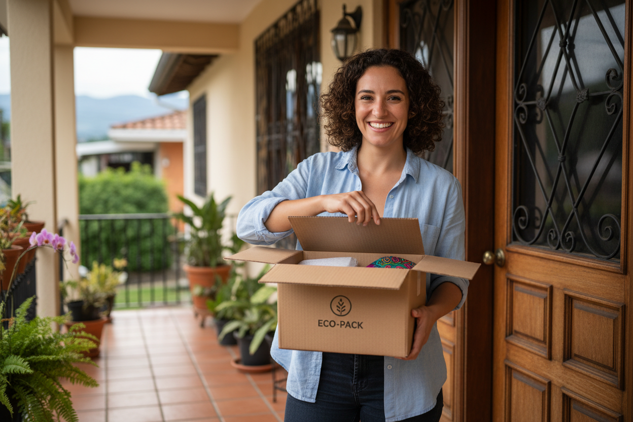 Cliente recibiendo paquete 2